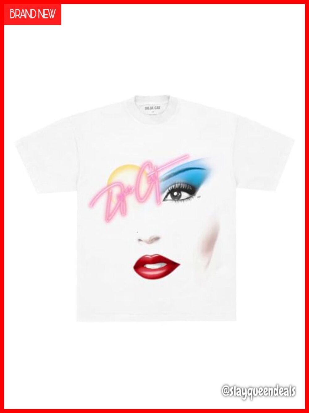 Official Doja Cat Serving Face Heavyweight Cotton Graphic Tee